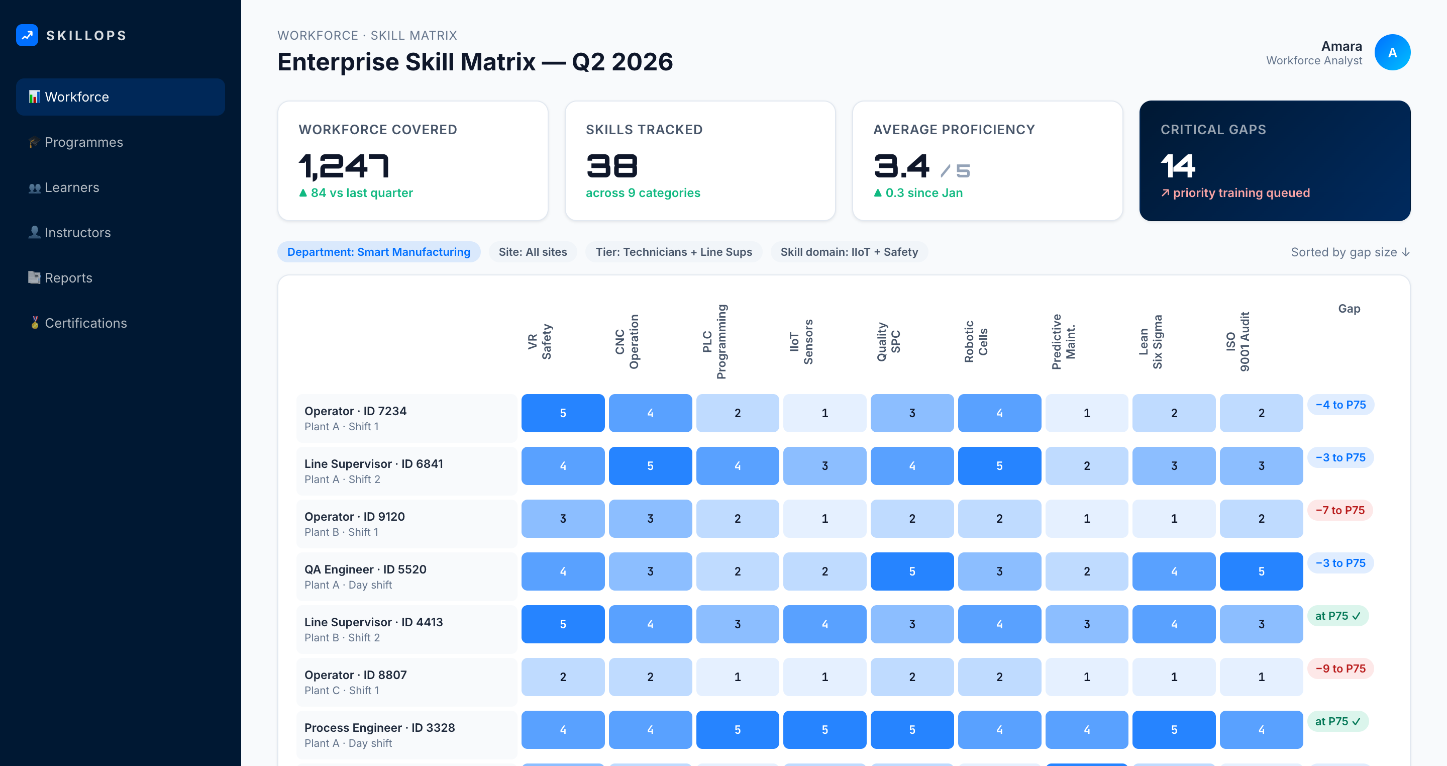 Enterprise Skill Matrix